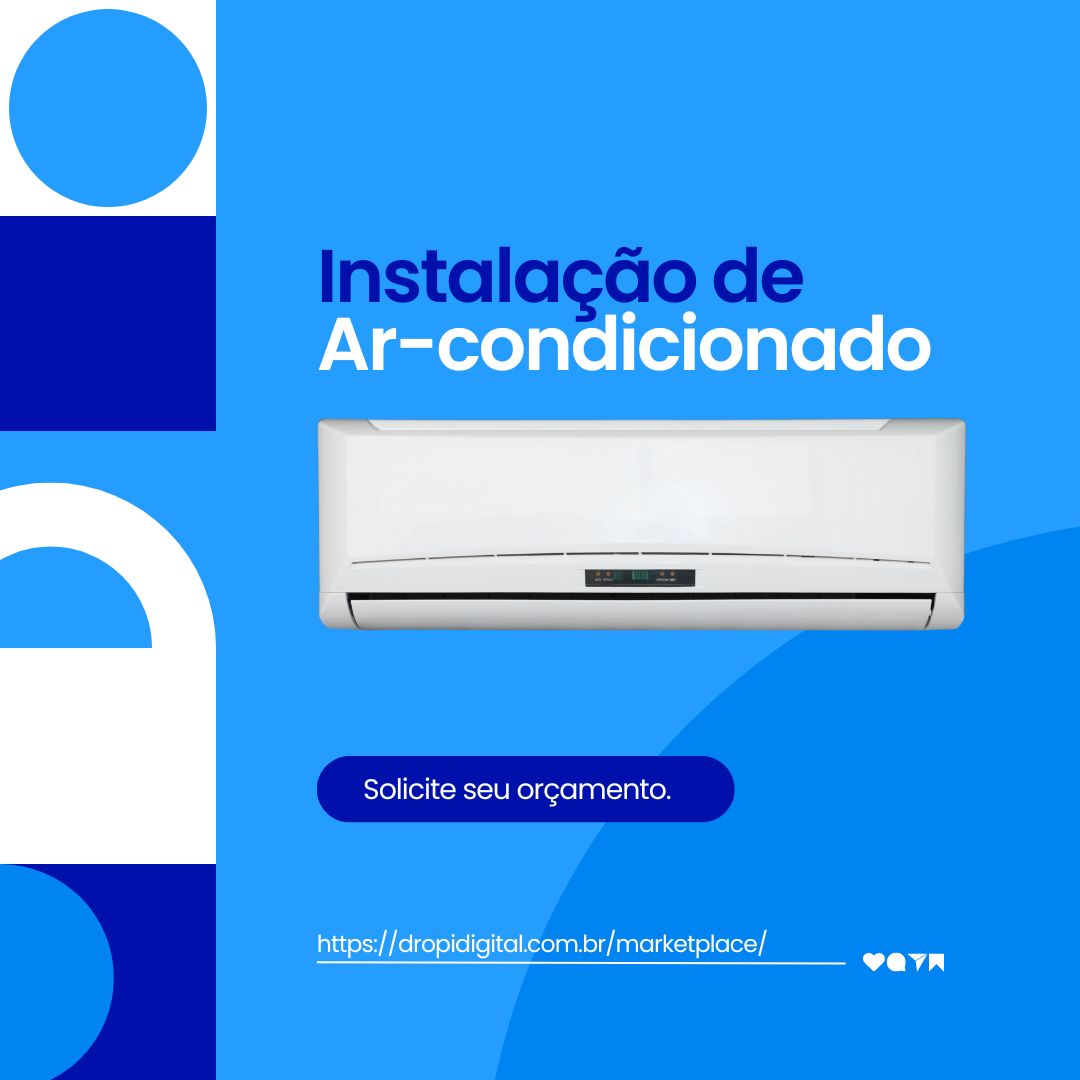 Instalação de ar condicionado